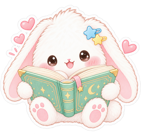本を読むうさぎ